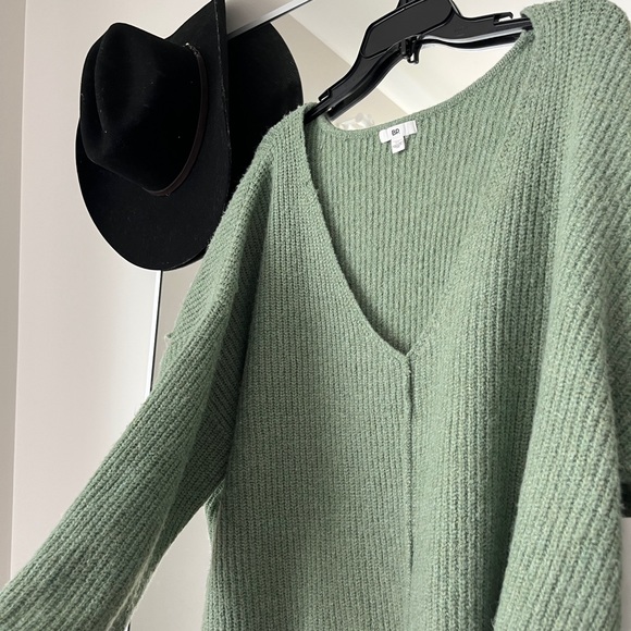 BP Green Sweater V Neck 3 X - Picture 4 of 6